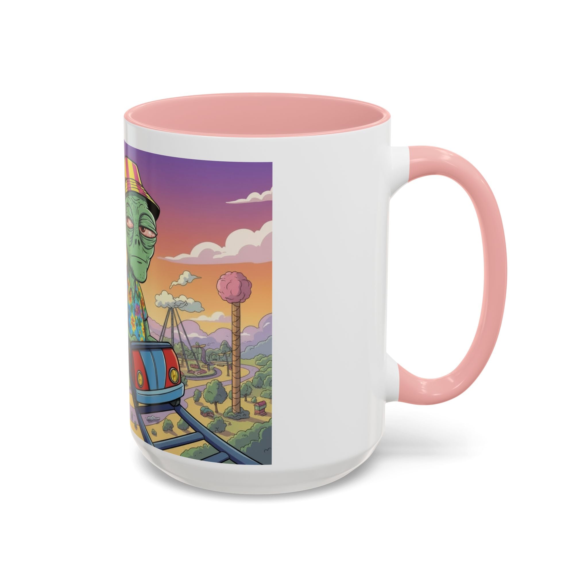 Moody Alien - Rollercoaster Accent Coffee Mug
