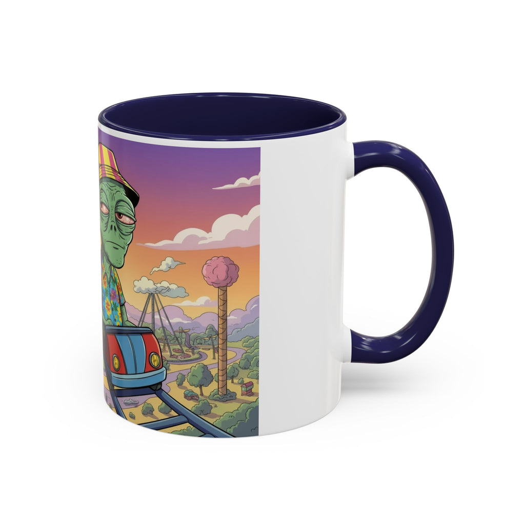 Moody Alien - Rollercoaster Accent Coffee Mug