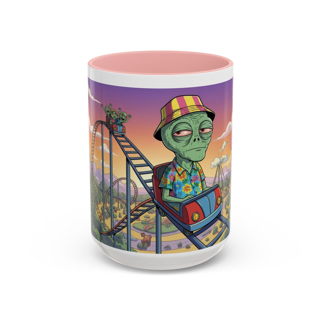 Moody Alien - Rollercoaster Accent Coffee Mug