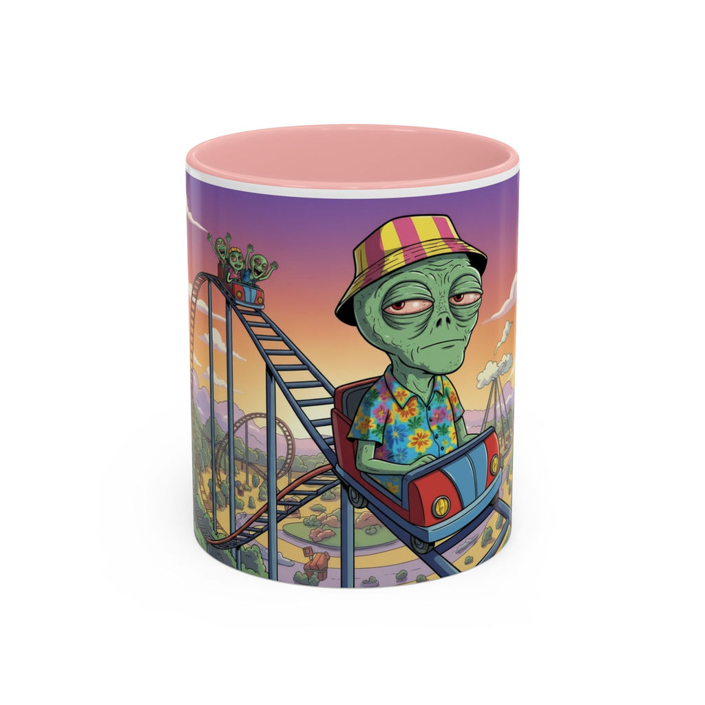 Moody Alien - Rollercoaster Accent Coffee Mug