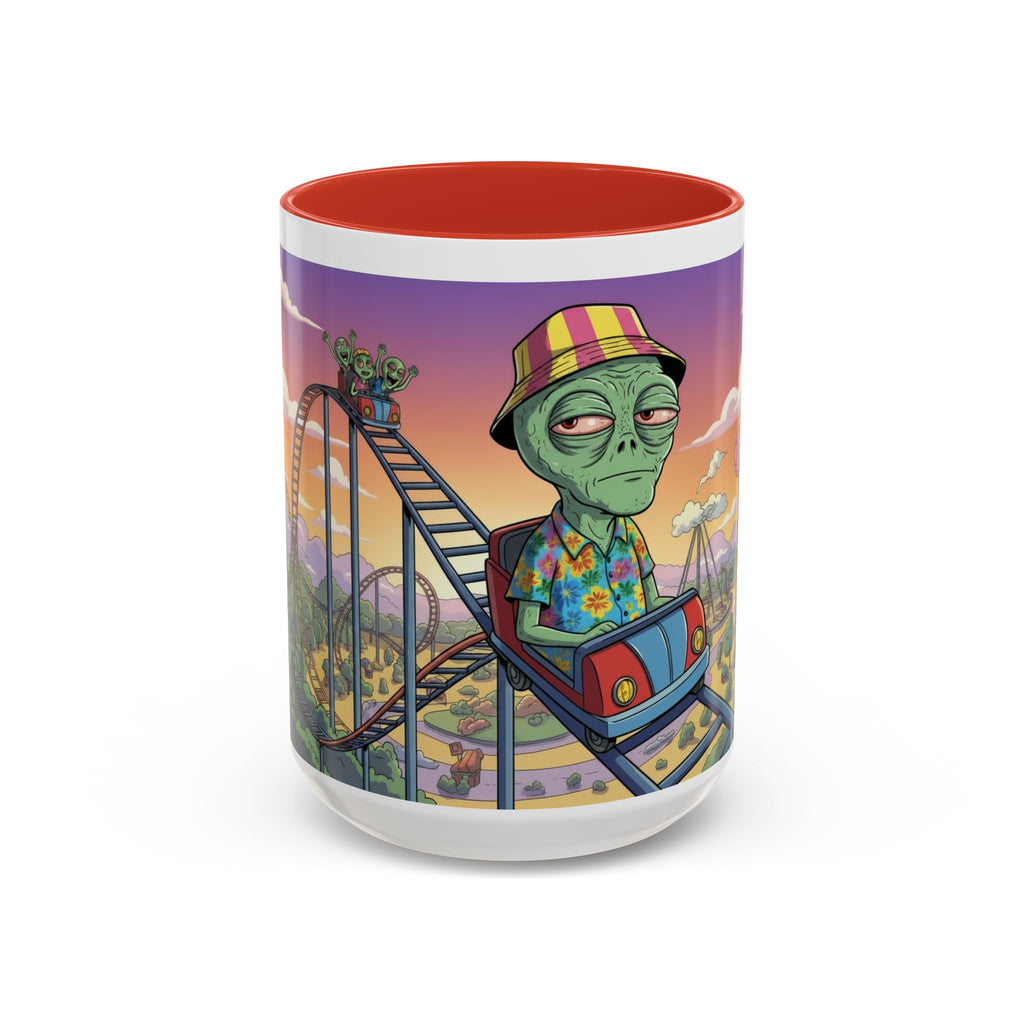 Moody Alien - Rollercoaster Accent Coffee Mug