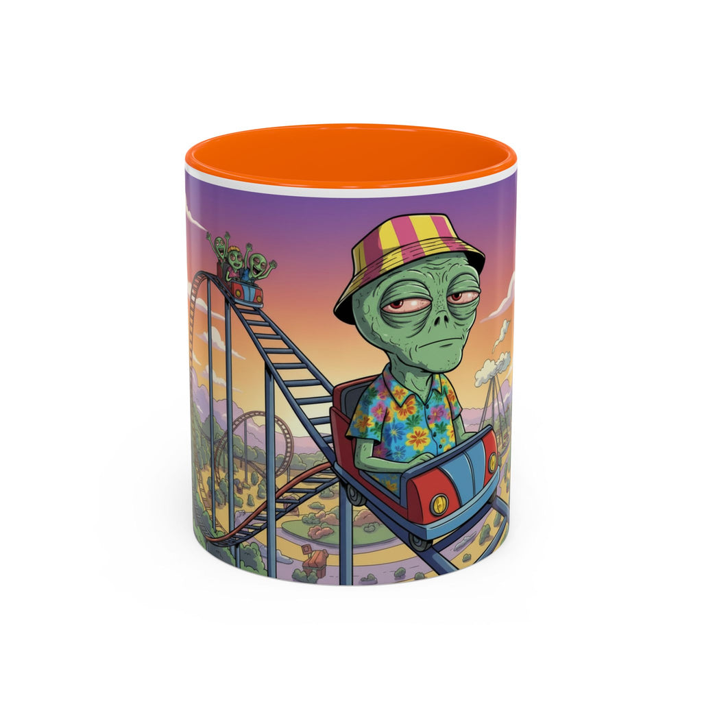 Moody Alien - Rollercoaster Accent Coffee Mug