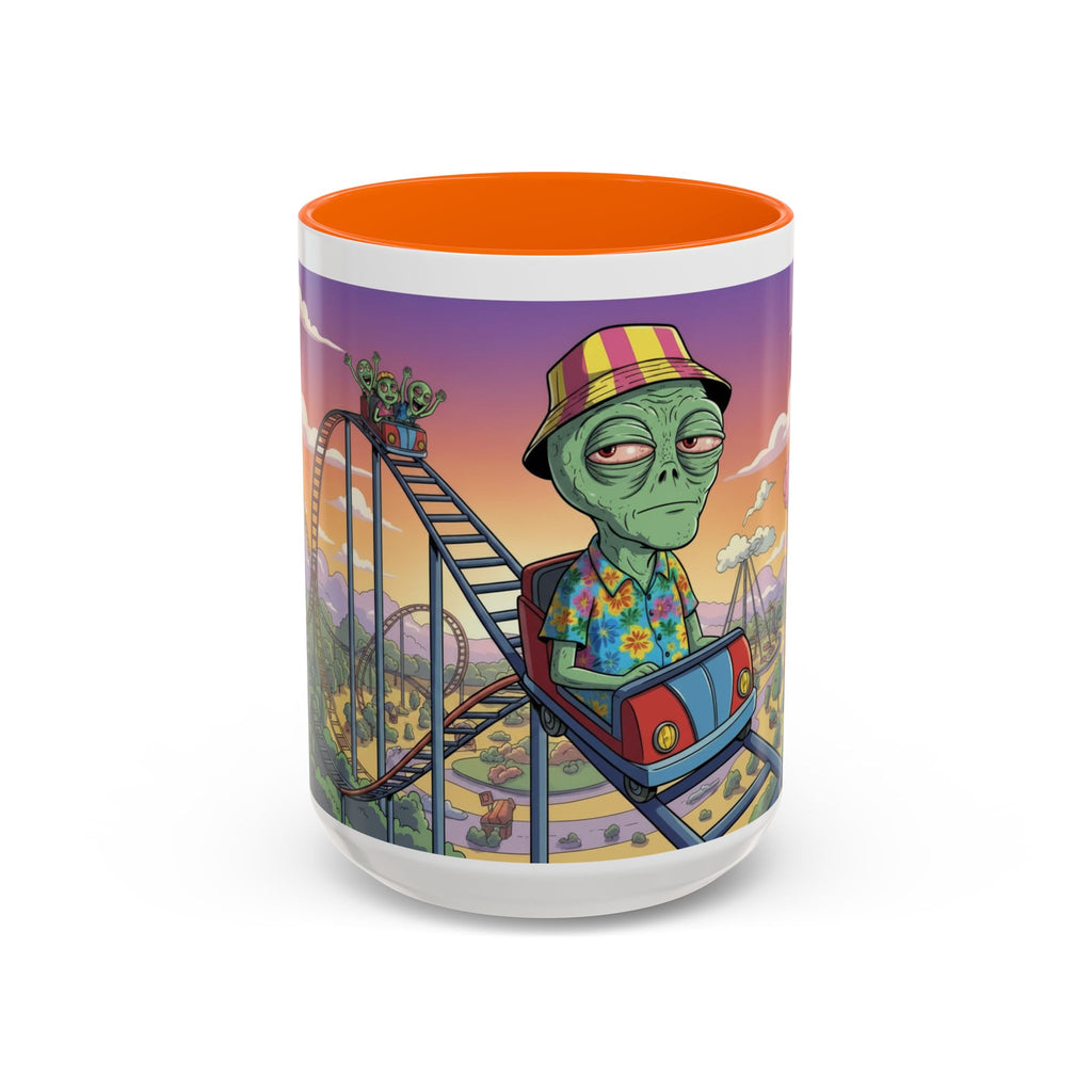 Moody Alien - Rollercoaster Accent Coffee Mug
