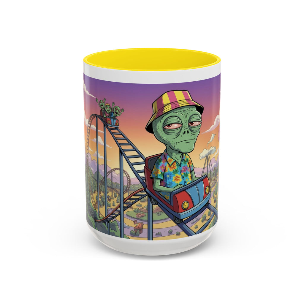 Moody Alien - Rollercoaster Accent Coffee Mug