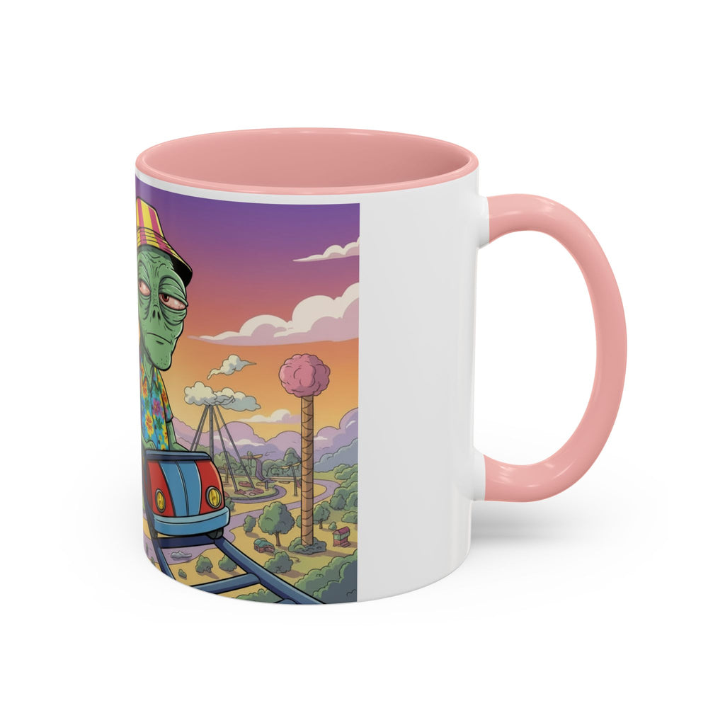 Moody Alien - Rollercoaster Accent Coffee Mug