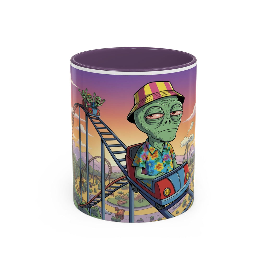 Moody Alien - Rollercoaster Accent Coffee Mug