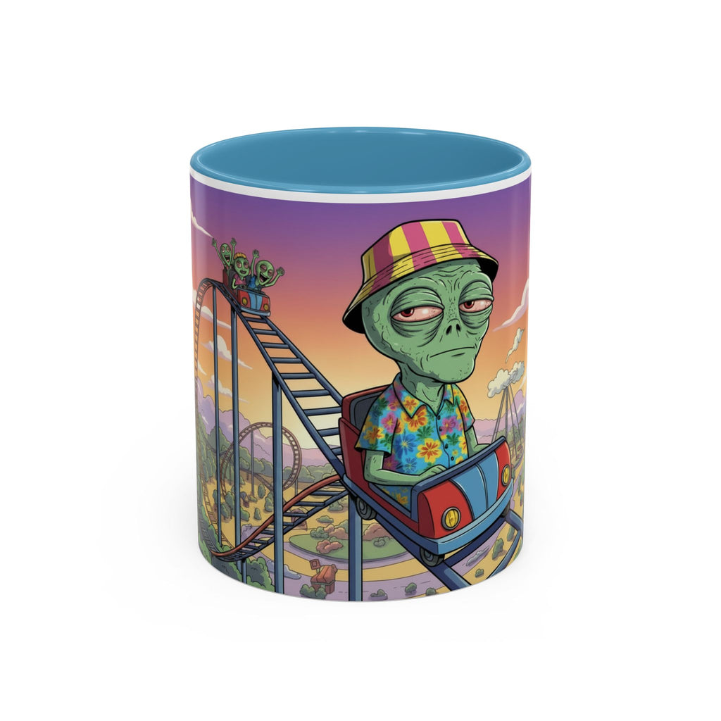 Moody Alien - Rollercoaster Accent Coffee Mug