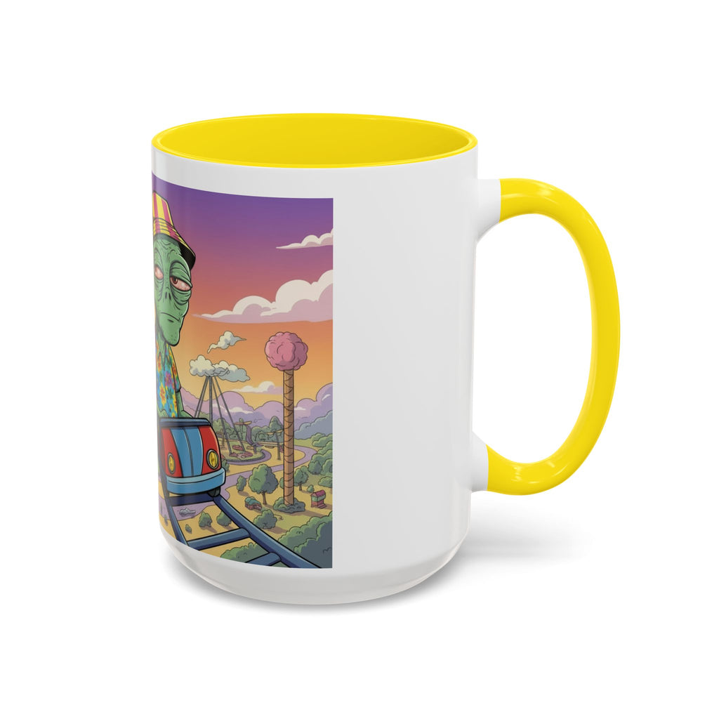 Moody Alien - Rollercoaster Accent Coffee Mug