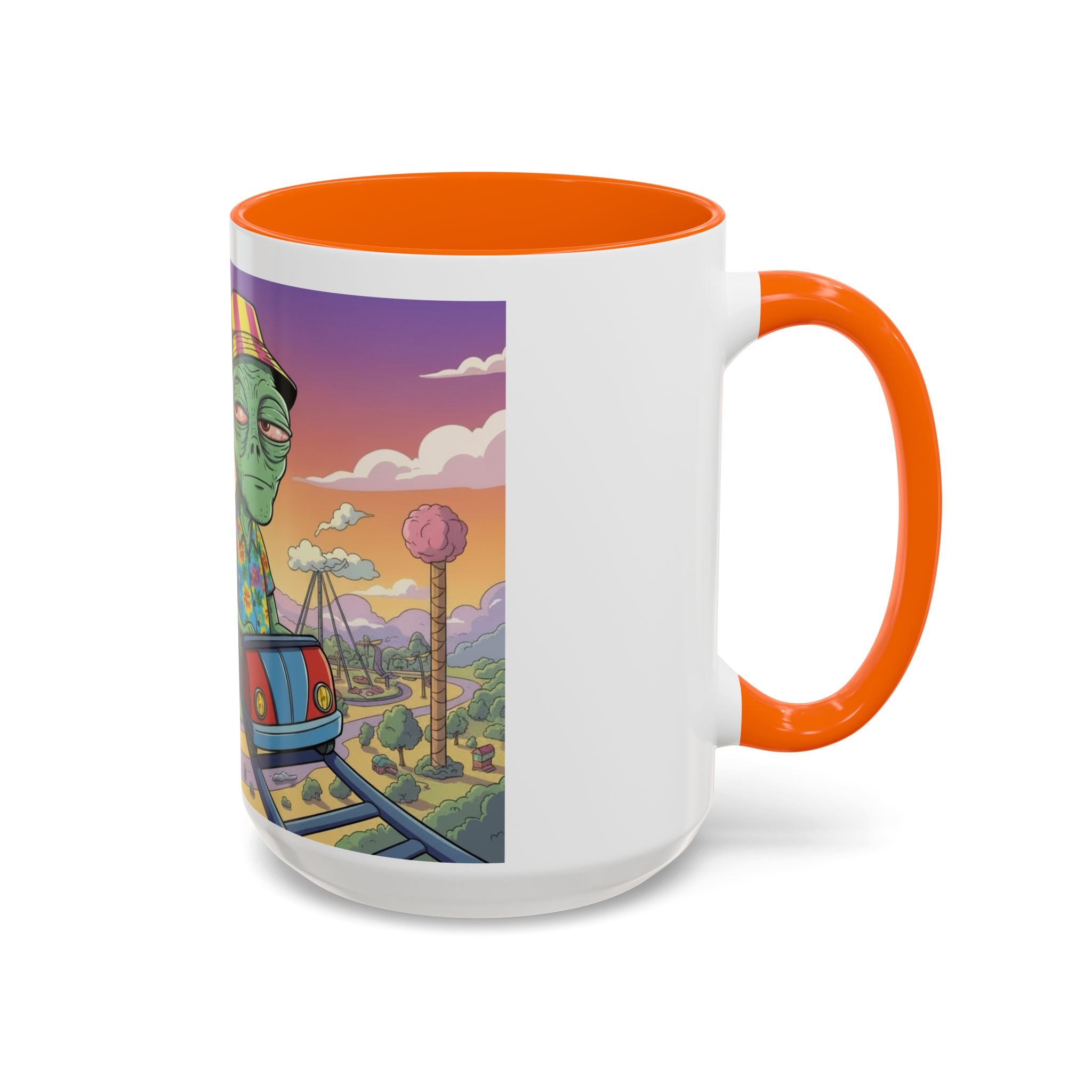 Moody Alien - Rollercoaster Accent Coffee Mug
