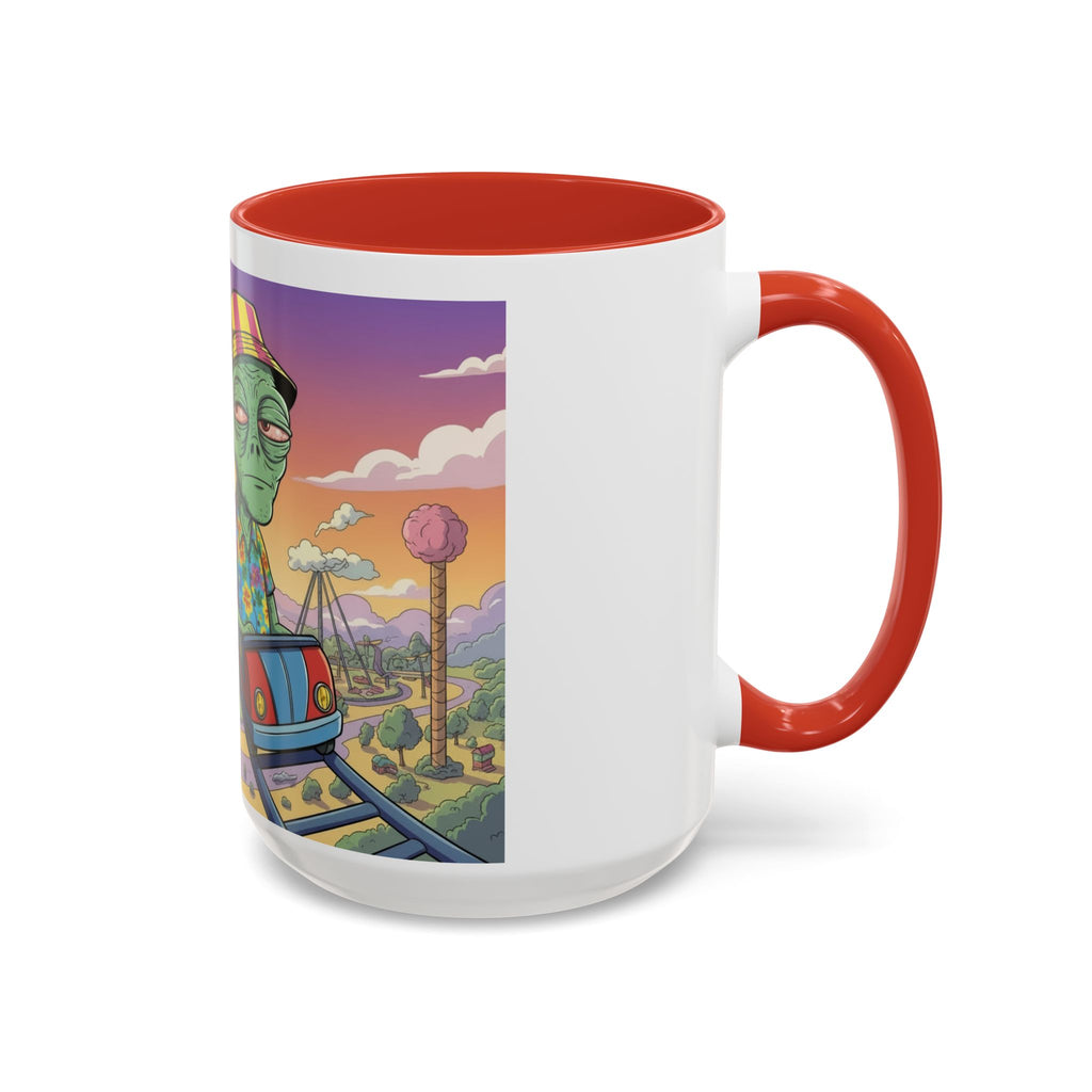 Moody Alien - Rollercoaster Accent Coffee Mug