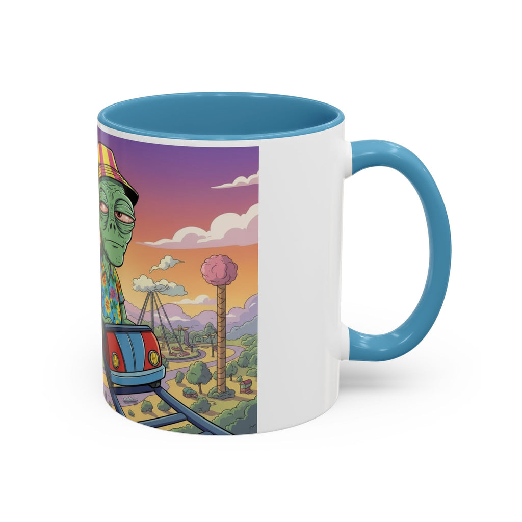Moody Alien - Rollercoaster Accent Coffee Mug